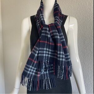 Burberry check cashmere scarf